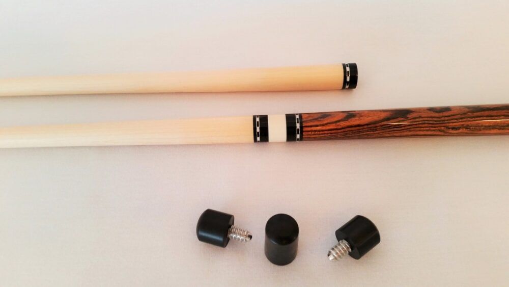 Andy Gilbert Bocote 2 Shaft Full Custom Pool Cue Stick For Sale.